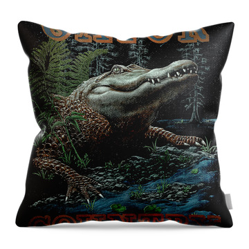 Gator Throw Pillows