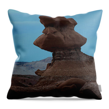 Sentinel Rock Throw Pillows