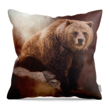 Great Bear Rainforest Throw Pillows