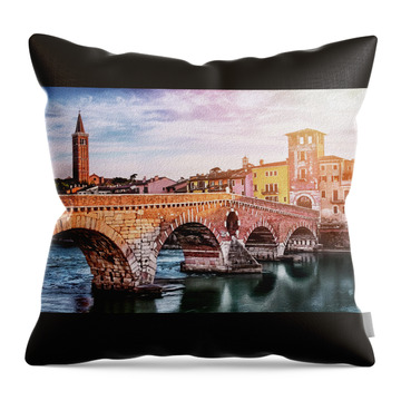 Northern Italy Throw Pillows