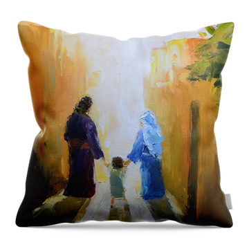Epiphany Paintings Throw Pillows