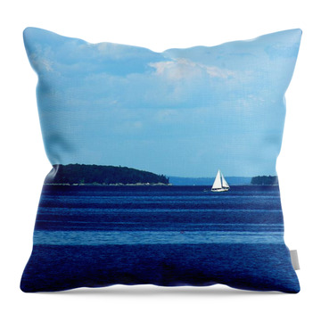 Maine Seascape Throw Pillows