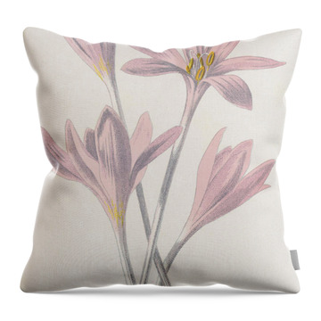 Meadow Saffron Throw Pillows