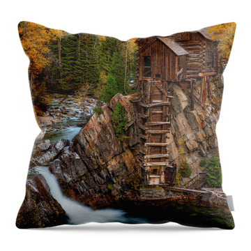Old Mill Throw Pillows