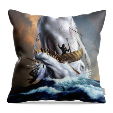Mouth Water Throw Pillows