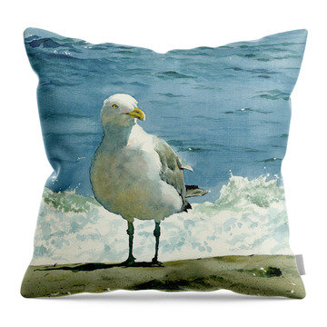 Seashore Paintings Throw Pillows