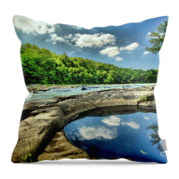 Ohiopyle State Park Throw Pillows