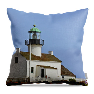 Point Cabrillo Lightstation Throw Pillows