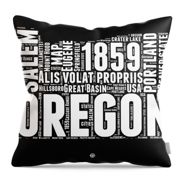 Salem Oregon Throw Pillows