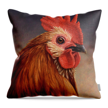 Cock Throw Pillows