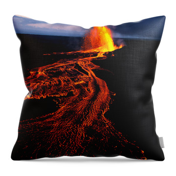 Volcanoe Throw Pillows