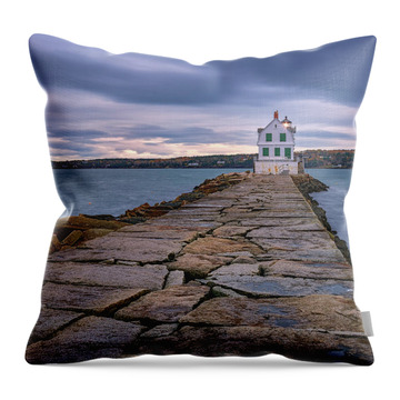 Mid Coast Maine Throw Pillows