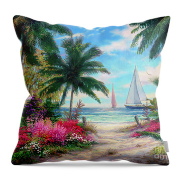 Beautiful Seascape Throw Pillows