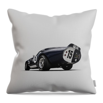 Auto Digital Art Throw Pillows