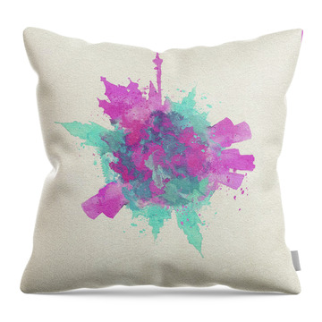Skyround Art Of Moscow, Russia Throw Pillow