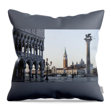 St Marks Square Throw Pillows