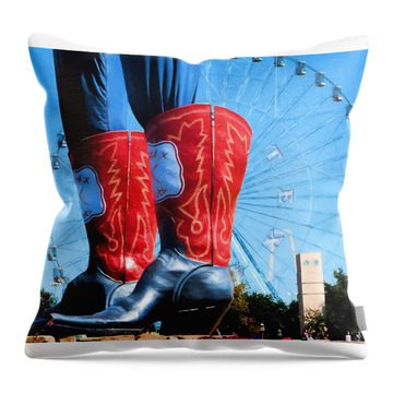 State Fair Of Texas Throw Pillows