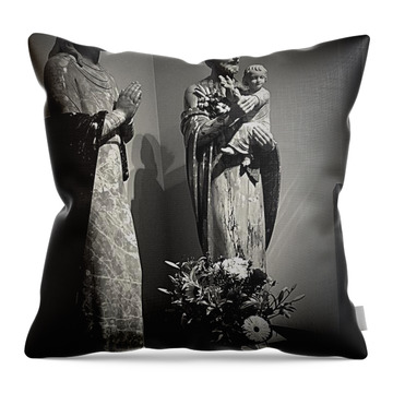 Saint Mary Throw Pillows