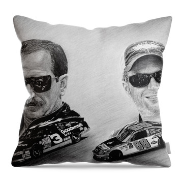 Dale Earnhardt Jr Throw Pillows