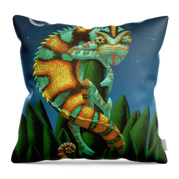 Chameleon Throw Pillows