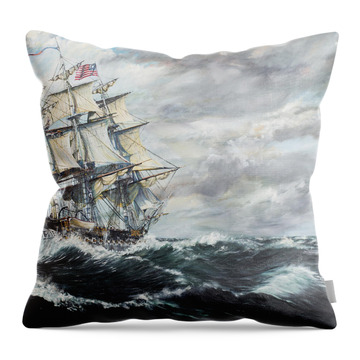 Surf History Throw Pillows