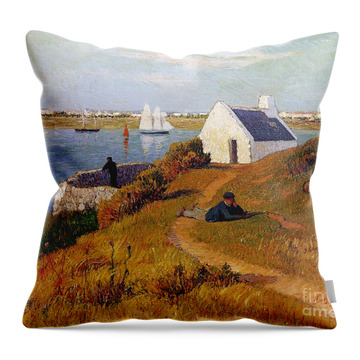 Moret Paintings Throw Pillows