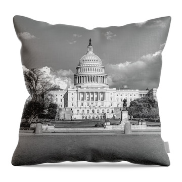Us Capitol Dome Throw Pillows