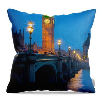 Greater London Throw Pillows