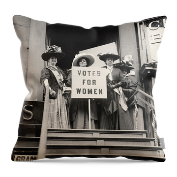 Womens Rights Throw Pillows