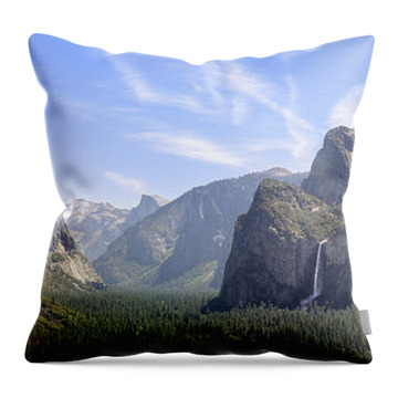 Yosemite Falls Throw Pillows