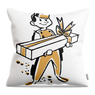 Flower Delivery Services Throw Pillows