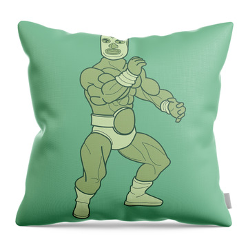 Lucha Libre Throw Pillows