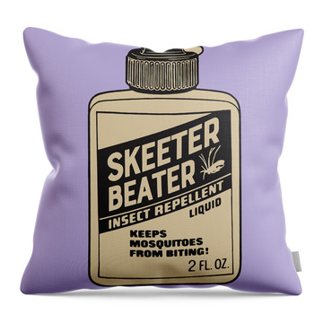 Mosquito Repellent Throw Pillows