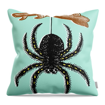 Stick Insect Throw Pillows