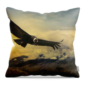 Andean Condor Throw Pillows