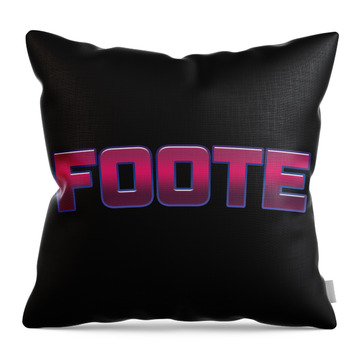Foote Throw Pillows