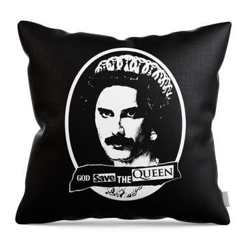 Save Rock And Roll Throw Pillows