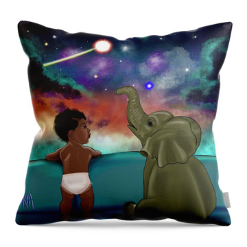 Outer Space Throw Pillows