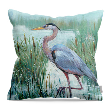 Marsh Bird Throw Pillows
