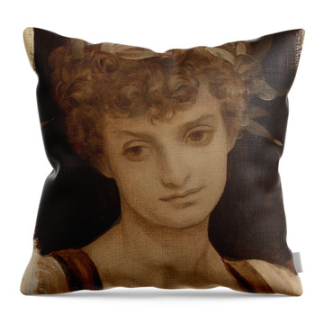 A Mournful Look Throw Pillows