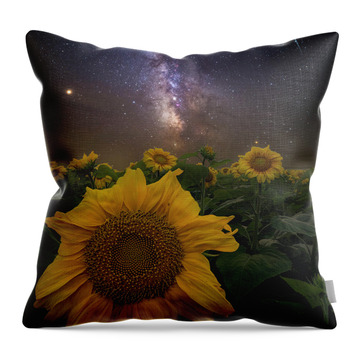 Lagoon Nebula Throw Pillows