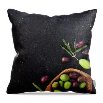 Virgin Olive Oil Throw Pillows for Sale - Pixels