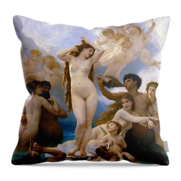 Goddess Movement Throw Pillows