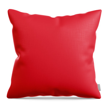 Alizarin Crimson Throw Pillows