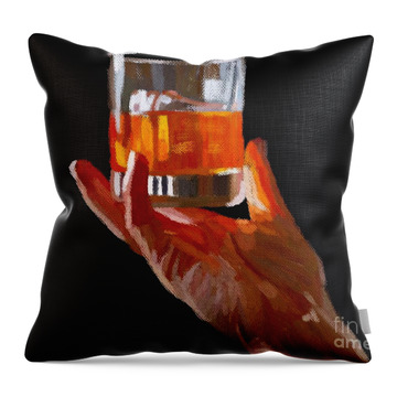 Hand Drums Throw Pillows