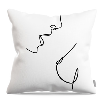 Sexual Intercourse Drawings Throw Pillows