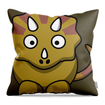 Triceratop Throw Pillows