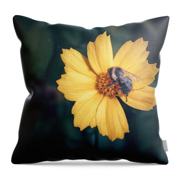 Bee Pollen Throw Pillows