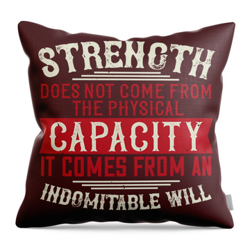 Physical Fitness Throw Pillows