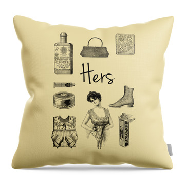 For Her Throw Pillows